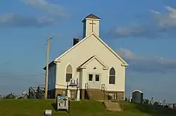 Methodist church at Crooked Tree