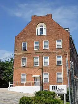 Maryland Brush Company, located on Frederick Avenue in the Gwynn's Falls neighborhood