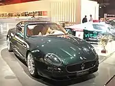 Maserati GranSport Contemporary Classic in green with matching interior piping