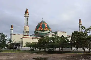 The Look of Al-Istiqlal Great Mosque in Murung Raya Regency