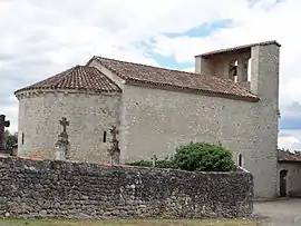The church of Sainte-Quitterie, in Massels