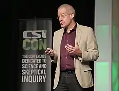 Pigliucci speaking at CSICon 2018