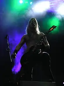 Samuli Ponsimaa during Finntroll concert on Masters of Rock 2007 festival.