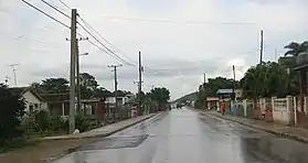 View of the main road (Carretera de Manicaragua)