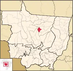 Location of Sinop, Mato Grosso
