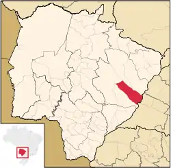 Location in Mato Grosso do Sul  state