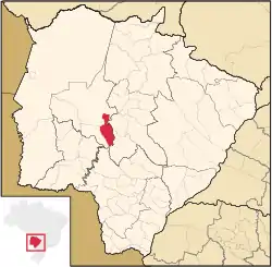 Location in Mato Grosso do Sul  state