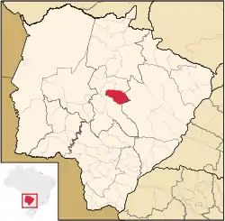 Location in Mato Grosso do Sul  state