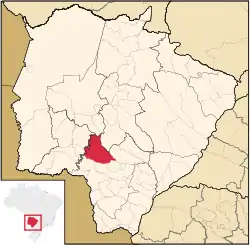 Location in Mato Grosso do Sul  state
