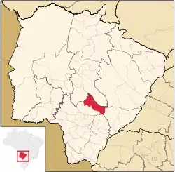 Location in Mato Grosso do Sul  state