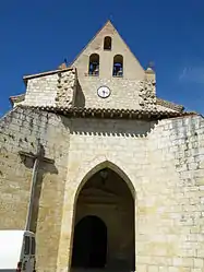 The church of Saint-Orens, in Maubec