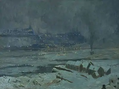 Ice Breaking, L'Assomption, (ca 1914), National Gallery of Canada