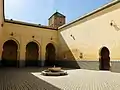 Main courtyard next to the mausoleum (looking west)