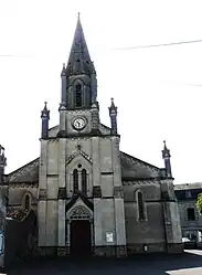 The church in Mauzé-Thouarsais