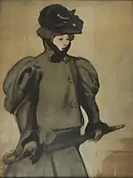 Maxime Dethomas: La femme au parapluie (1896). Musée des Beaux-Arts, Bordeaux.