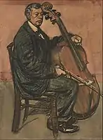 Maxime Dethomas: Le violoncelliste (1904). Salon d’Automne, 1904, n°1425.