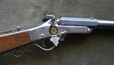Maynard carbine system with Maynard tape-primer