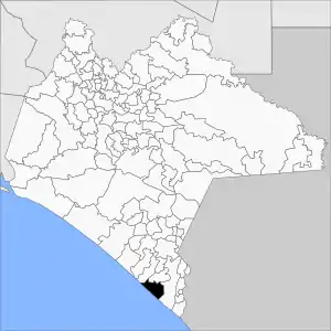 Municipality of Mazatán in Chiapas