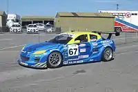 Bruce Henley placed fifth driving a Mazda RX-8