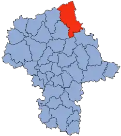 Location within the voivodeship