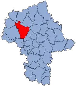 Location within the voivodeship