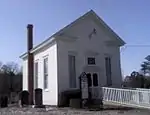 Front of McColleys Chapel in Sussex County, Delaware in February 2015