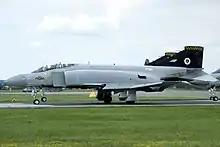 No. 74 (F) Squadron McDonnell Douglas Phantom FGR.2 XT914 at RIAT, 1991. (This aircraft is today preserved at Wattisham Airfield.)