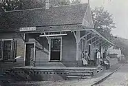 The former McMillan Station in 1918