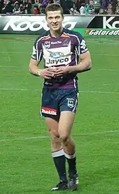 Matt Duffie dual rugby code international's kicking game is credited to his time in Aussie Rules