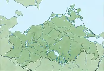 Grimkesee is located in Mecklenburg-Vorpommern