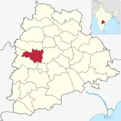 Location in Telangana