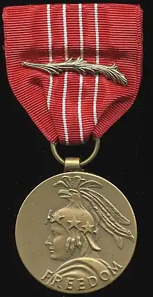 Medal of Freedom with gold palm