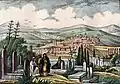City of Medea, capital of Titetteri beylik, by Léon Galibert (1844)