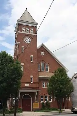 Meeds Memorial United Methodist Church, July 2013