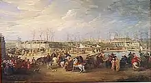 Mehmed Efendi arrives at the Tuileries on 21 March 1721. Charles Parrocel.