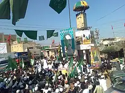 Milad Shareef rally in Khipro town