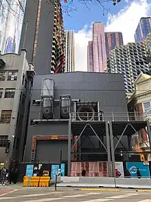 Melbourne Metro Tunnel State Library station construction site A'Beckett St 2019