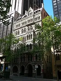 Former Safe Deposit Building, Collins Street, Melbourne; completed 1890