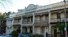 Melbournia Terrace, Carlton, Victoria. Completed in 1877.