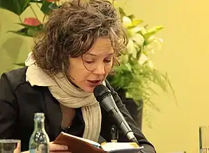 Melinda Nadj Abonji at a reading in 2011