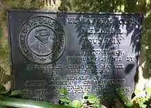 Memorial to Elizabeth Batts Cook (wife of Capt. James Cook), in the E.G. Waterhouse National Camellia Garden, Caringbah Australia