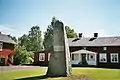 Birth house of John Ericsson with memorial stone