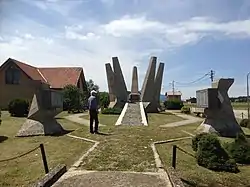 Memorial complex dedicated to WWII victims in Drinić