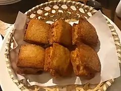 Menbosya (shrimp toast)