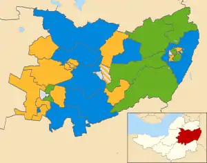 2019 results map