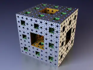 The fourth iteration of the Menger Sponge.