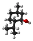Ball-and-stick model of (−)-menthol