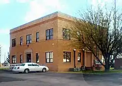 Loving County Courthouse, the only two-story building in Mentone, is listed in the National Register of Historic Places