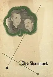 Shamrock Hotel Program/Menu featuring Lum and Abner – cover (cZ 1950, Houston, Texas)