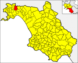 Mercato San Severino within the Province of Salerno